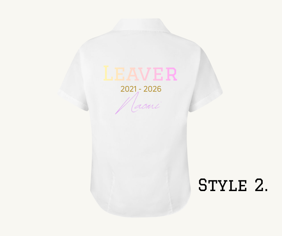 Girls / Boys Year 11 Leavers Shirt